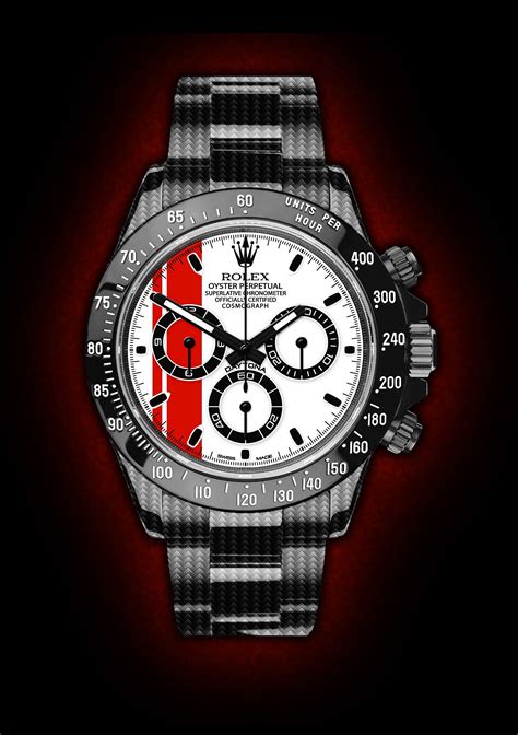 rolex daytona red racing